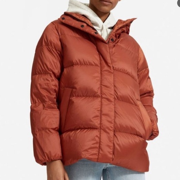 Everlane Jackets & Blazers - Everlane ReNew Puffer Down Jacket Hooded Size Small